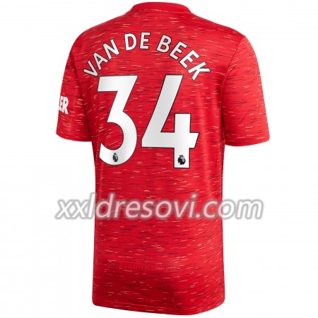 Manchester United Donny van de Beek 34 Domaći Nogometni Dres 2020-2021